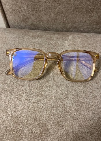 Bej Şeffaf Kadın Gözlüğü - Görsel 2