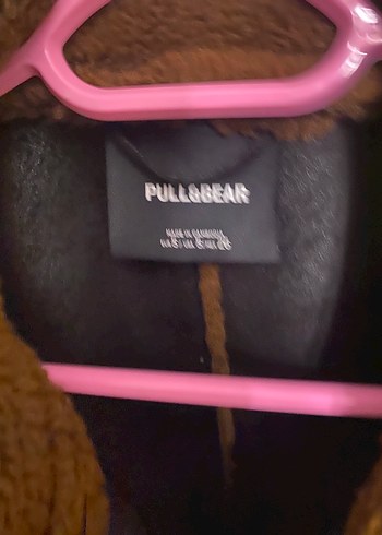 Kahverengi Mini Peluş Kadın Ceket - Görsel 7