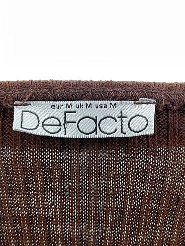m Beden kahverengi Renk Defacto Bluz %70 İndirimli.