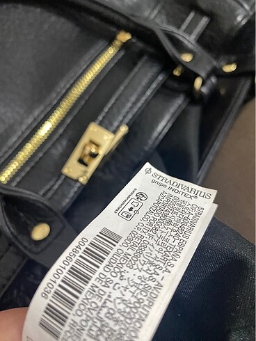 Beden siyah Renk Stradivarius yumuşak deri kol çantası