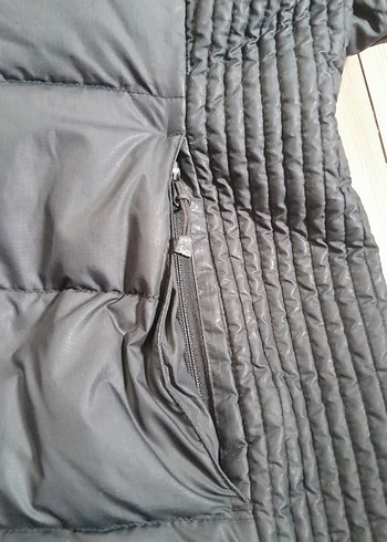 Siyah Fermuarlı Kadın Kışlık Mont - Görsel 5