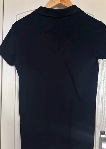 m Beden Siyah Polo Tişört Kısa Kollu