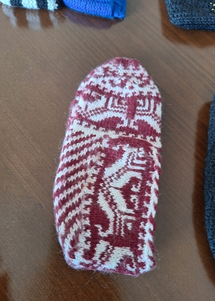 EL İŞİ ÖRME PATIK - Görsel 2