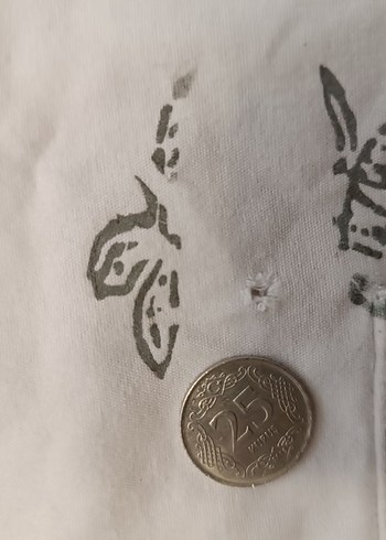 Bej kamuflaj Desenli vintage Kadın Mini Etek - Görsel 7