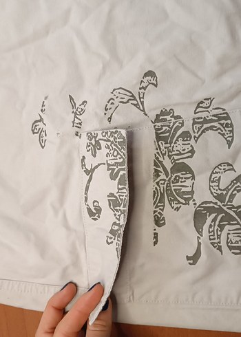 Bej kamuflaj Desenli vintage Kadın Mini Etek - Görsel 6