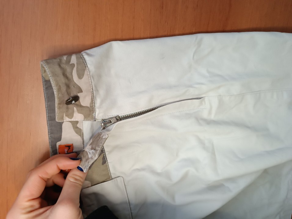 Bej kamuflaj Desenli vintage Kadın Mini Etek - Görsel 4