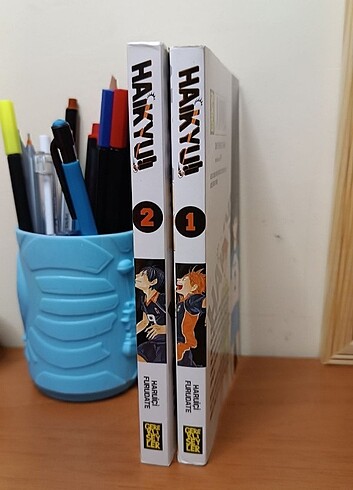  Beden Haikyuu manga 1. Ve 2. Cilt 