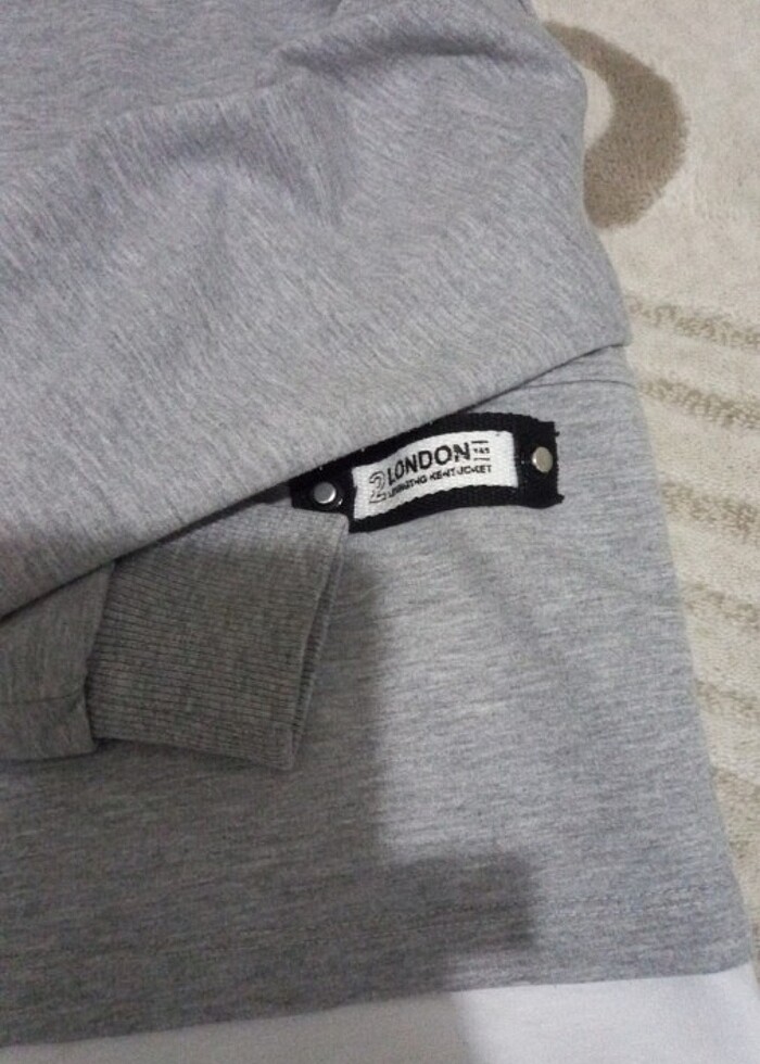 Cocuk kisa sweatshirt  - Görsel 2