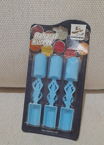 Beden Baroness Mavi Plastik Baharat Küreği 6 lı Set