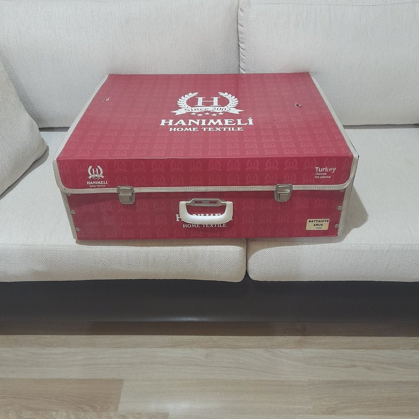 İşlemeli güpürlü battaniye seti - Görsel 2