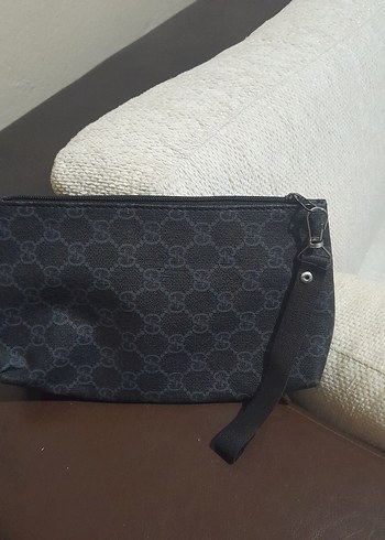  Beden siyah Yılan Desenli Fermuarlı Kadın Portföy Çanta