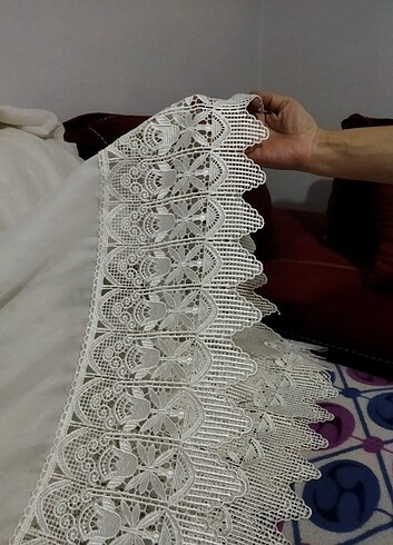 3.5metre güpür tül 