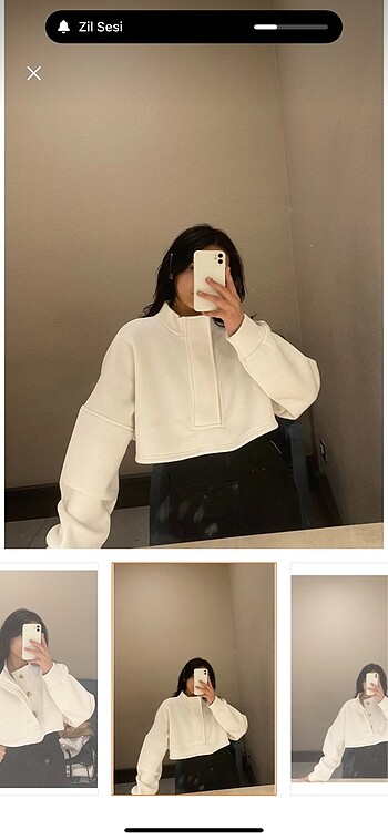 crop sweat - Görsel 2