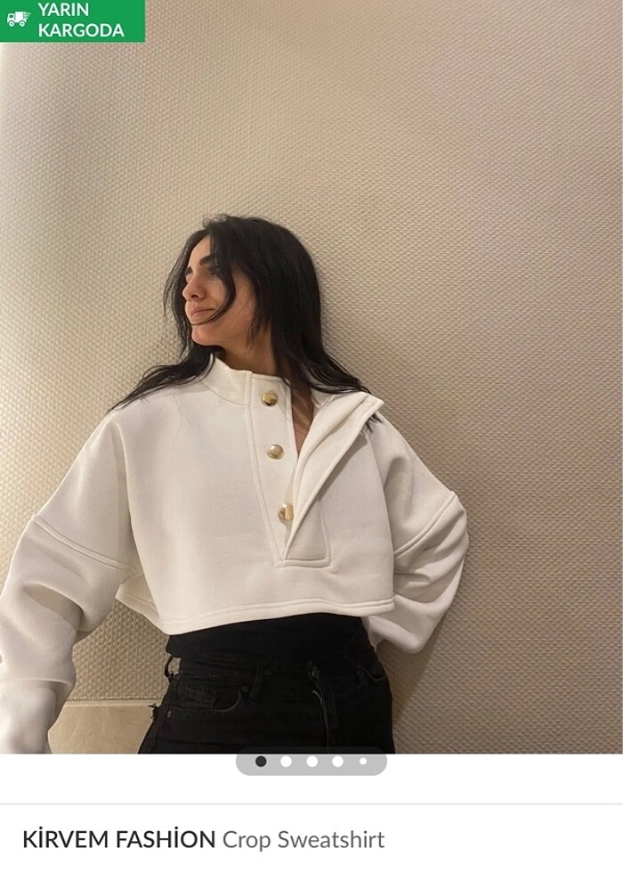 crop sweat - Görsel 3