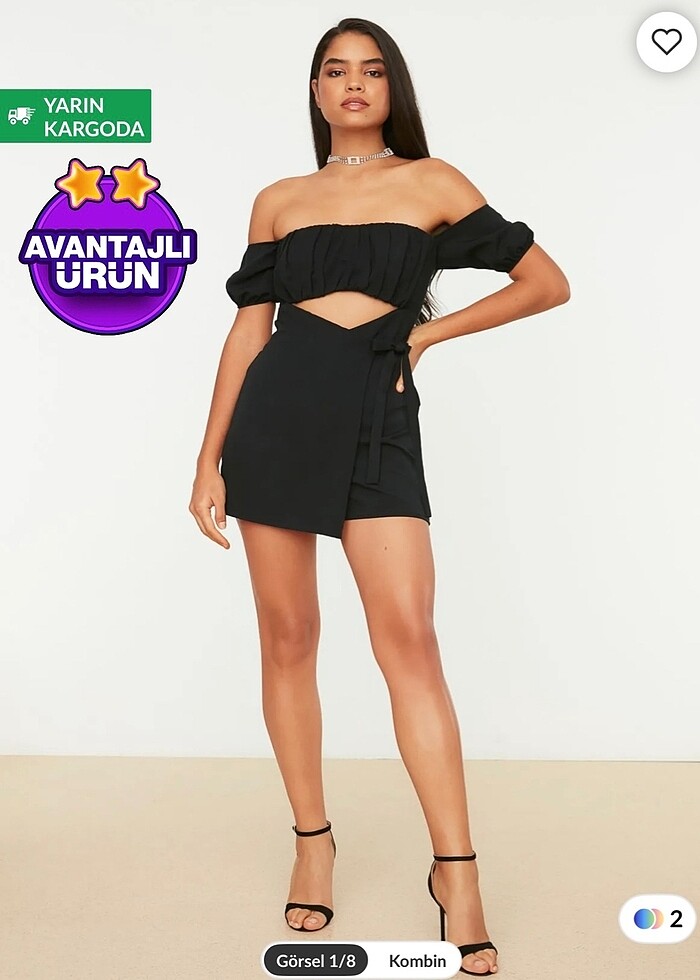 siyah tulum - Görsel 2