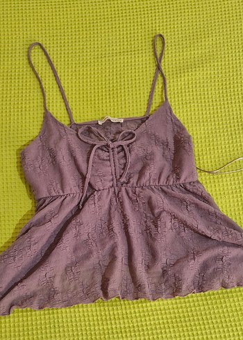 pull&bear mor askili bluz