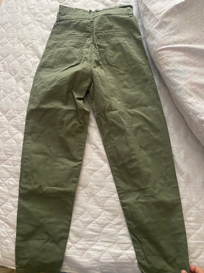 Yüksek bel havuç pantolon - Görsel 4