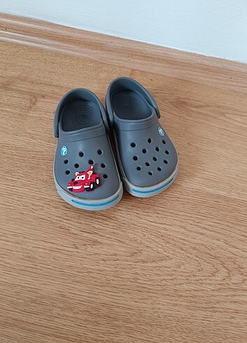 22 Beden gri Renk Crocs çocuk terlik