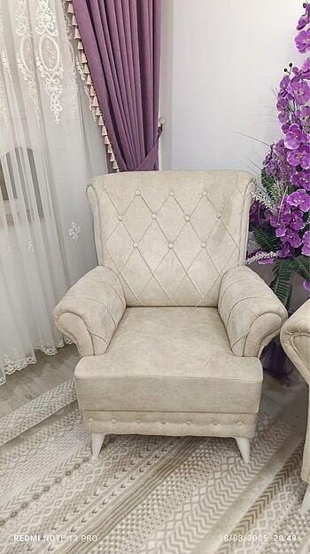  Beden camel Renk Koltuk takımı