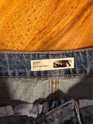 xs Beden mavi Renk Topshop kot etek