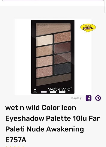 Wet wild far paleti
