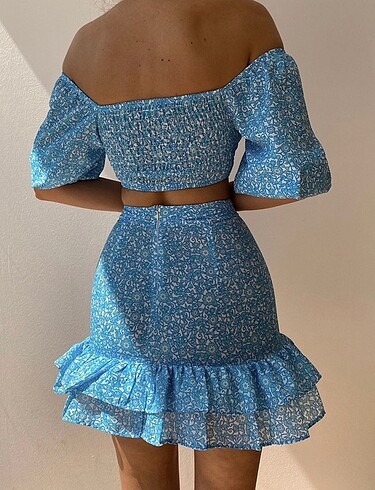 s Beden mavi Renk Mavi zara model gipeli alt üst takım