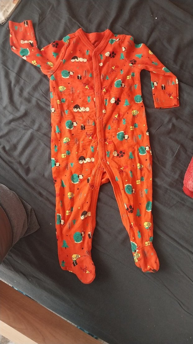 Renkli Yılbaşı Temalı Unisex Tulum - Görsel 2