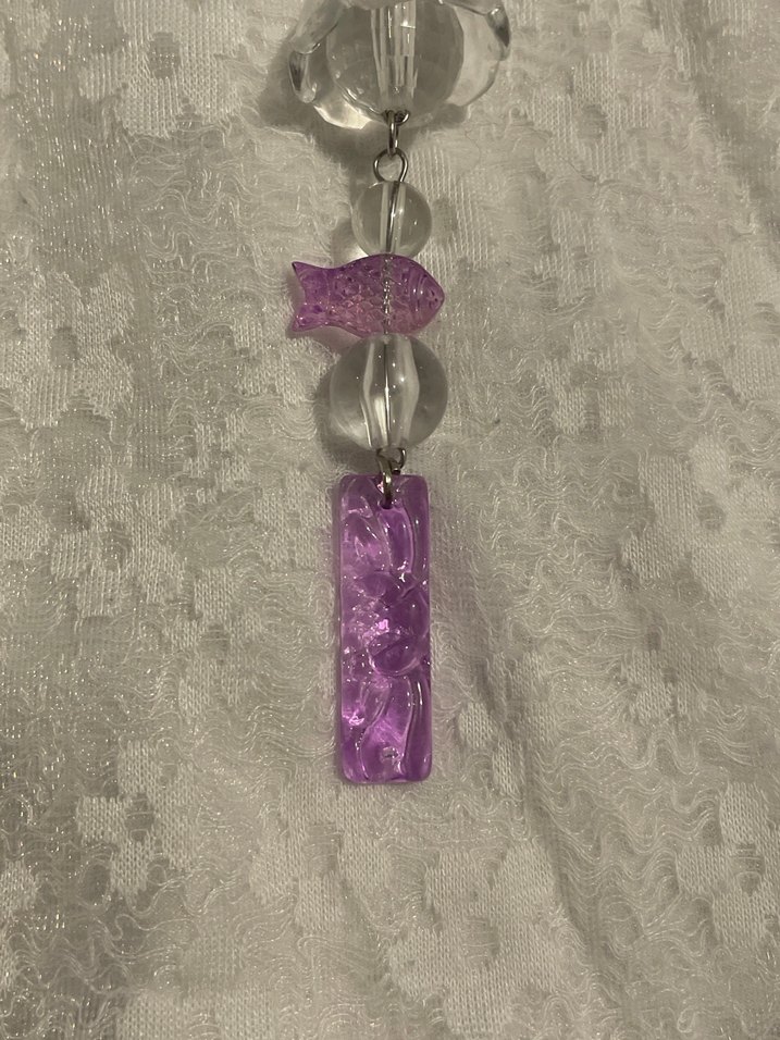 Denizanası balık charm süsü - Görsel 2