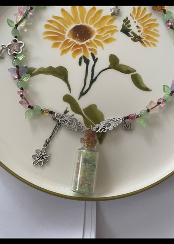 Pinterest fairycore ip kolye - Görsel 2