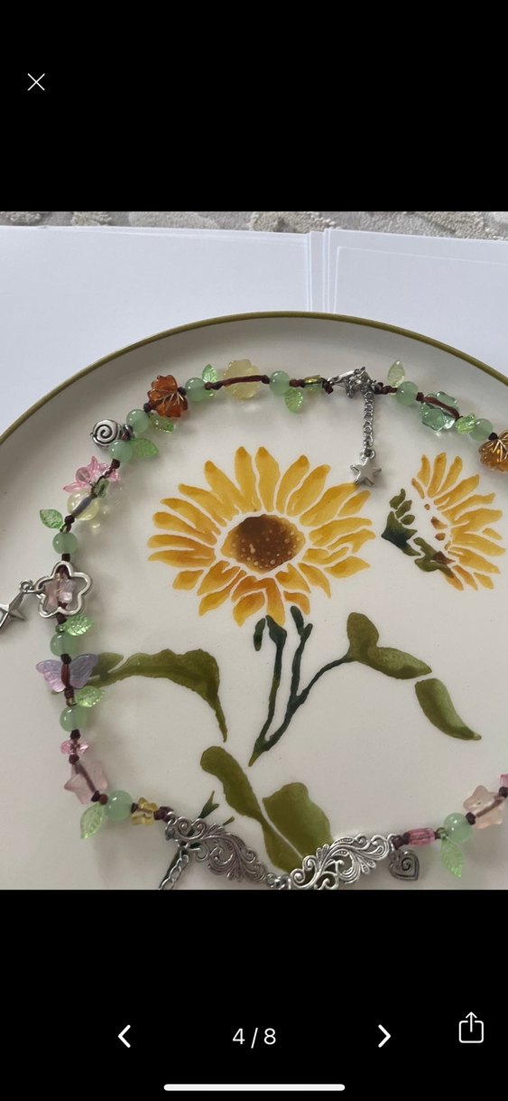 Pinterest fairycore ip kolye - Görsel 3