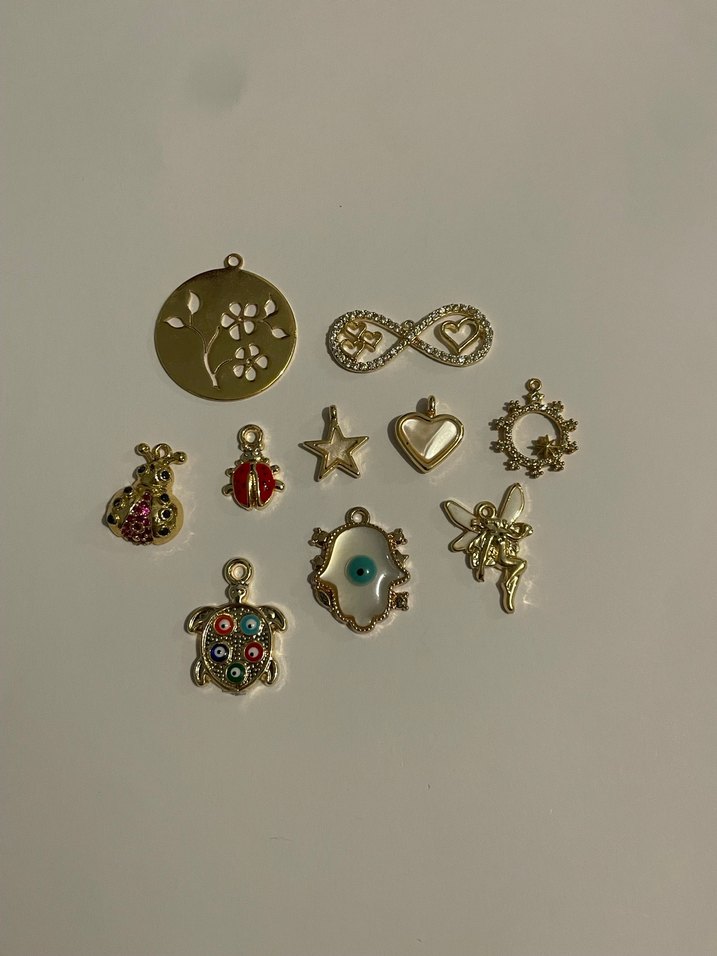 Fairycore çiçek Çelik kolyeler - Görsel 5