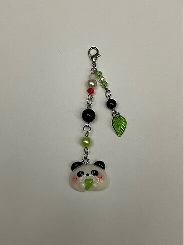 Beden çeşitli Renk Bambu panda kawai charm