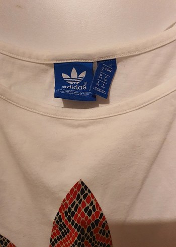 Adidas Beyaz Adidas Baskılı Kolsuz Kadın Tişört