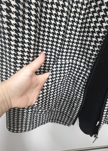 Blackspade Kadın Gri Kazağı Desenli Fermuarlı Yelek