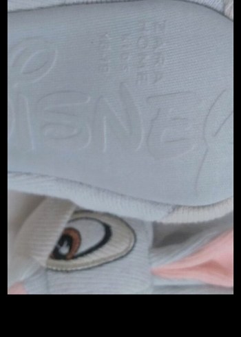 Gri Kız Çocuk Ev Terliği - Görsel 3