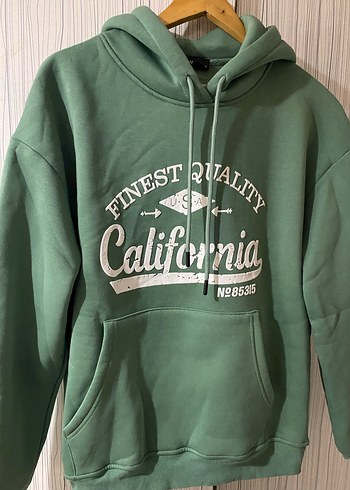 Yeşil Baskılı Kadın Sweatshirt - Görsel 2