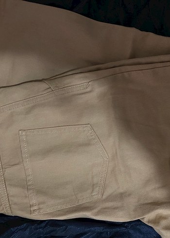 Kahverengi hardal pantalon - Görsel 3