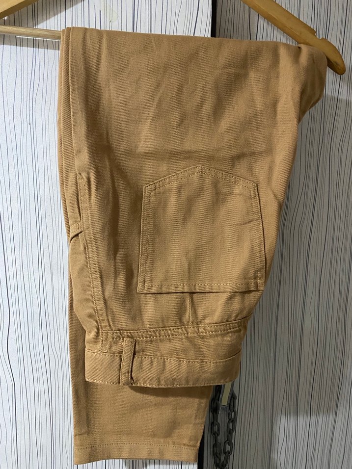 Kahverengi hardal pantalon - Görsel 2