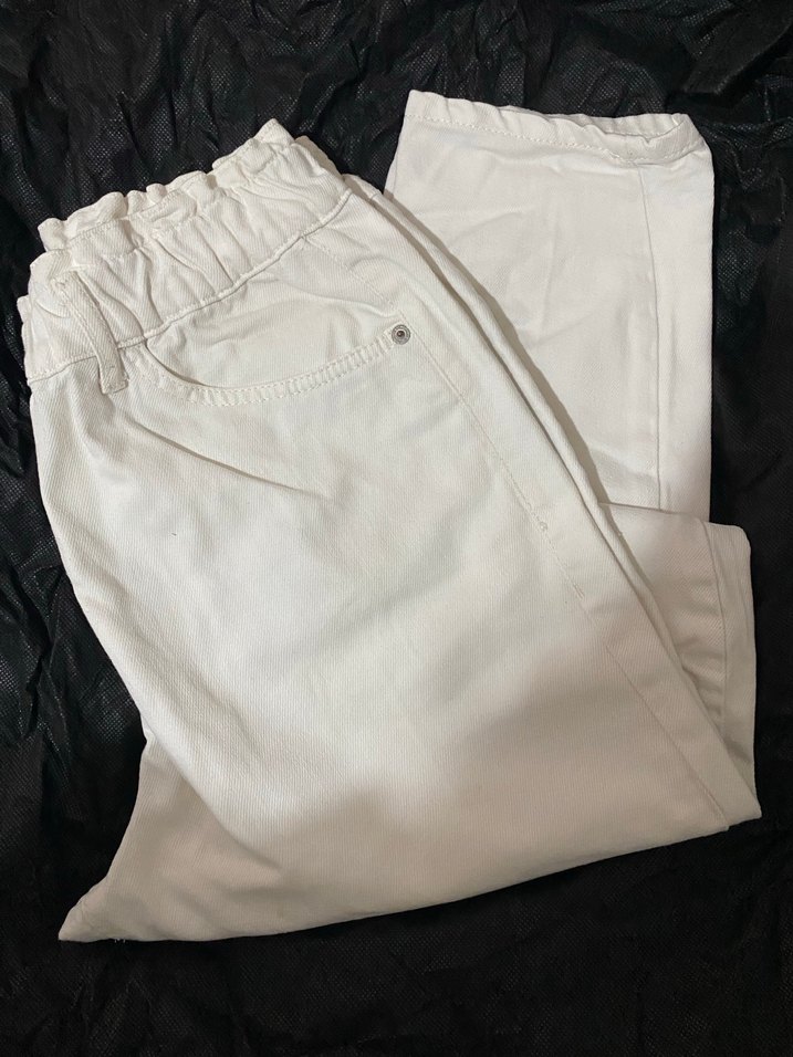 Beyaz mom jean - Görsel 2