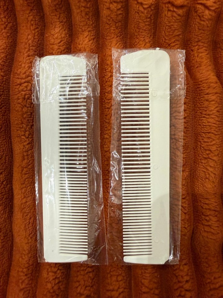 Beyaz Plastik Tarak Seti - Görsel 2