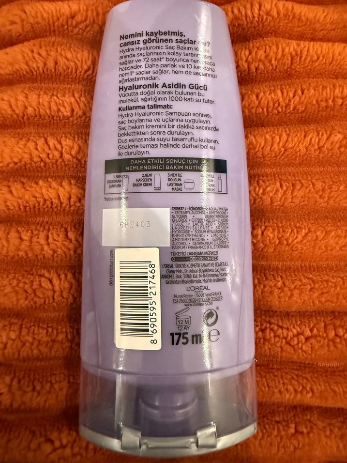 L'Oréal Elseve Hydra Hyaluron Saç Bakım Kremi - Görsel 2