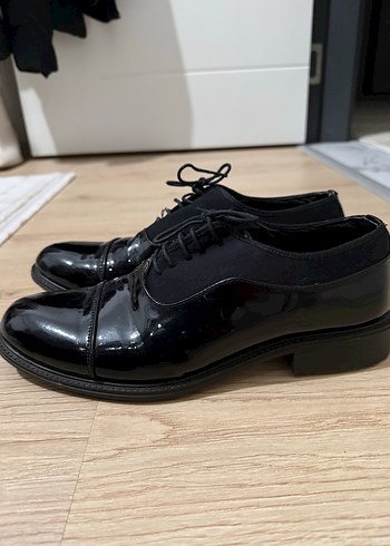Siyah Rugan Klasik Erkek Ayakkabı - Görsel 4