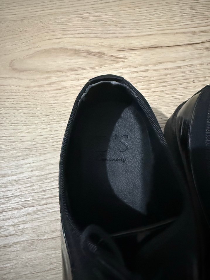 Siyah Rugan Klasik Erkek Ayakkabı - Görsel 2