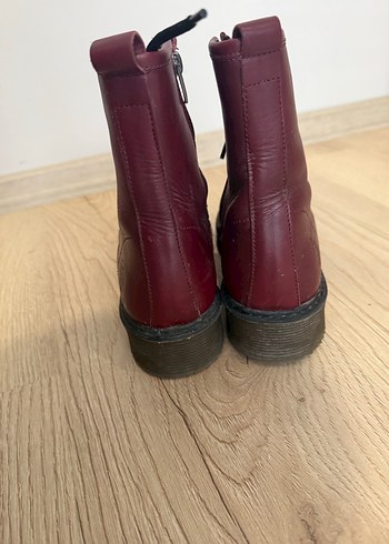 Us.Polo Bordo Deri Kadın Bot - Görsel 6