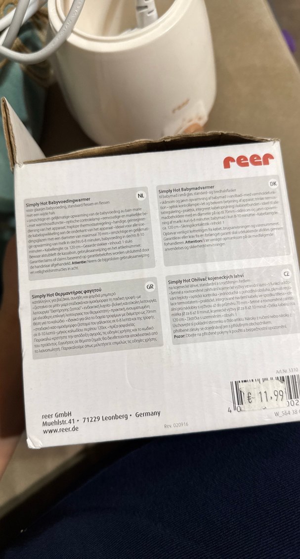 Reer Simply Hot Bebek Mama Isıtıcı - Görsel 3