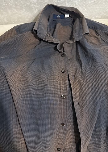 Kahve rengi Pamuklu Erkek Gömlek, Düğmeli, Regular Fit - Görsel 2