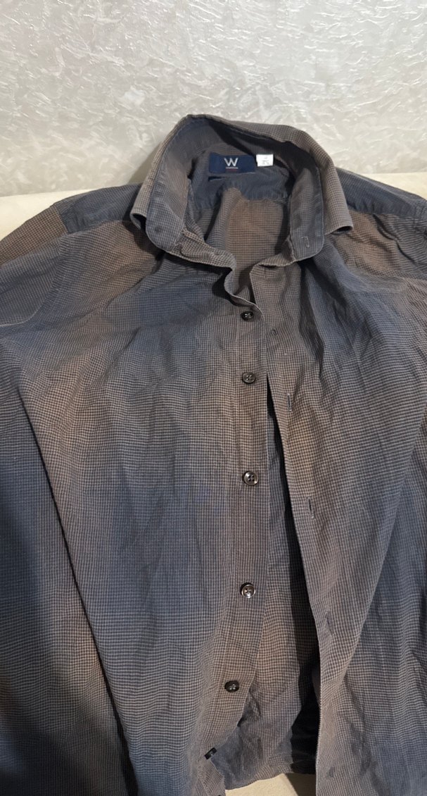 Kahve rengi Pamuklu Erkek Gömlek, Düğmeli, Regular Fit - Görsel 2