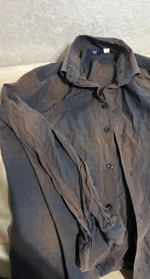 Kahve rengi Pamuklu Erkek Gömlek, Düğmeli, Regular Fit - Görsel 3