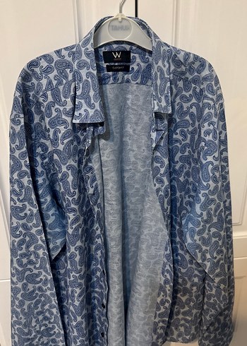 Düğmeli V Yaka Erkek Gömlek - Görsel 2