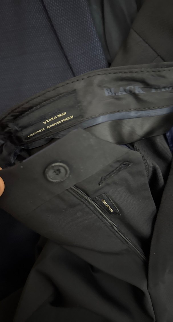 Siyah zara kumaş pantolon - Görsel 2